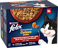 Nassfutter Katze Sensations Gelees Geschmacksvielfalt vom Land Multipack (18x85 g) Felix