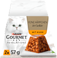 Nassfutter Katze Huhn in Gelée, Relevations, Multipack (2x57 g) Purina Gourmet