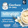 hello yogo mléčný dezert s příchutí vanilky 4x100g Gerber