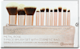 Pinselset Metal Rose & Kosmetiktasche bh cosmetics