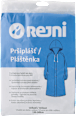 Priehľadný pršiplášť pre deti - s výškou 130-140 cm, modrá REJNI