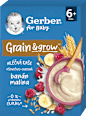 Grain & Grow mléčná kaše banán a malina Gerber
