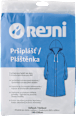 Priehľadný pršiplášť pre deti - s výškou 140-150 cm, modrá REJNI