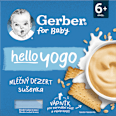 hello yogo mléčný dezert se sušenkami 4x100g Gerber