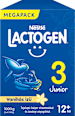 LACTOGEN 3 JUNIOR Vaníliás ízű Tejalapú italpor vitaminokkal és ásványi anyagokkal 12 hó+  Nestlé