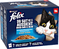 Nassfutter Katze Geschmacksvielfalt aus dem Wasser in Gelee Multipack (18x85 g) Felix