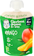 Bio gyümölcspüré mangó 4 hónapos kortól Gerber Organic