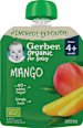 Bio gyümölcspüré mangó 4 hónapos kortól Gerber Organic