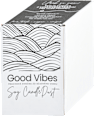 Prachová sviečka zo sójového vosku  Good Vibes