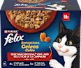 Nassfutter Katze Sensations Gelees Geschmacksvielfalt vom Land Multipack (18x85 g) Felix