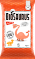 Kindersnack, gebackener Mais Ketchup BioSaurus
