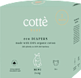 Ekologické plienky - veľ. 2 Mini (3 - 6 kg) cotté