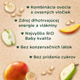 BIO ovocná kapsička Hopsáček mango, banán, hruška a ovsené vločky Sunar