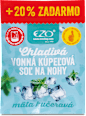 Chladivá vonná kúpeľová soľ na nohy mäta kučeravá Ezo