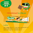 ovesná tyčinka s příchutí mandarinka a jablko Goodies