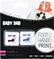 Farby na odtlačky detských nôh a rúk - fialová/šedá BABY DAB