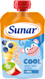 Cool ovocný příkrm v sáčku borůvka, banán a ovesné vločky Sunar