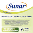 pokračovací mléčná kojenecká výživa 2 Sensitive 6m Sunar