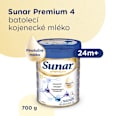 pokračovací mléčná kojenecká výživa Premium 4, 24m Sunar