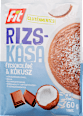 Gluténmentes rizskása, étcsokoládé-kókusz fit