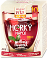 horký nápoj s příchutí brusinky maxi vita