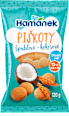 Piškóty špaldové - kokosové Hamánek