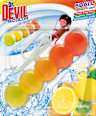 Odorizant de wc bicolor cu aromă de lamâie Dr.DEVIL