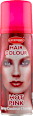 barevný sprej na vlasy růžový nice cosmetics