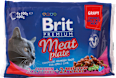 Premium kapsičky pro kočky mix 4x100g, Multipack Brit