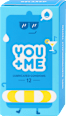 Lubricated prezervativi you&me