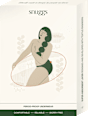 Periodenunterwäsche Spitze Brief lila, Gr. M snuggs