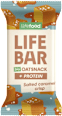 Lifebar bio ovesný snack + protein s příchutí slaný karamel LIFEBAR