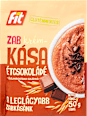 Gluténmentes zab krémkása, étcsokoládés fit