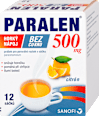 horký nápoj bez cukru 500mg Citrón Paralen