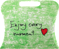 Ukrasna poklon kesa srednja - Enjoy every moment... K&P