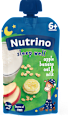 sleep well Voćni pire jabuka, banana, ovas i mleko od 6. meseca Nutrino