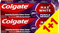 MAX WHITE PURPLE pasta za zube, 1+1 gratis, 75 ml + 75 ml Colgate
