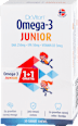 Omega-3 JUNIOR meke tablete za žvakanje - DHA 250mg + EPA 50mg + VITAMIN D 5mcg, 1+1 GRATIS Dr.Viton