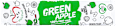 GREEN APPLE voćna pločica Mela Fruit