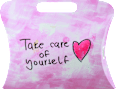 Ukrasna poklon kesa srednja - Take care of yourself K&P