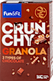 CRUNCHY GRANOLA 3 TYPES OF CHOCOLATE Hrskavi musli sa čokoladom Fun&Fit