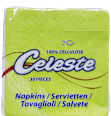 Ubrusi – zeleni, 2-slojni, 33 x 33 cm Celeste