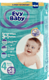 Pelene za bebe JUMBO - MAXI veličina 4 (7-18kg) Evy Baby