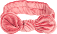 Plišana traka za kosu - roze SKINTEMPLE