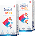 Omega-3 JUNIOR meke tablete za žvakanje - DHA 250mg + EPA 50mg + VITAMIN D 5mcg, 1+1 GRATIS Dr.Viton