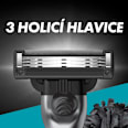 Mach3 Charcoal náhradní hlavice Gillette