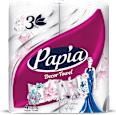 Кухненска ролка Decor Towel, 3-пластова Papia