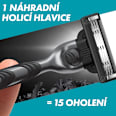 Mach3 Charcoal náhradní hlavice Gillette