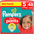 Baby Pants Baby Dry Gr.5 Junior (12-17kg), Big Pack Pampers baby-dry