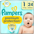Windeln Premium Protection Gr. 1 Newborn (2-5 kg) Pampers
